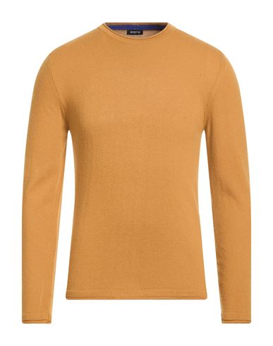 Man Sweater Camel Size M Wool, Viscose, Polyamide, Cashmere