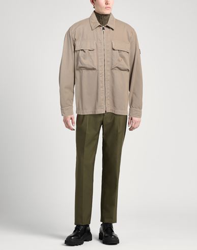 Man Jacket Beige Size L Cotton