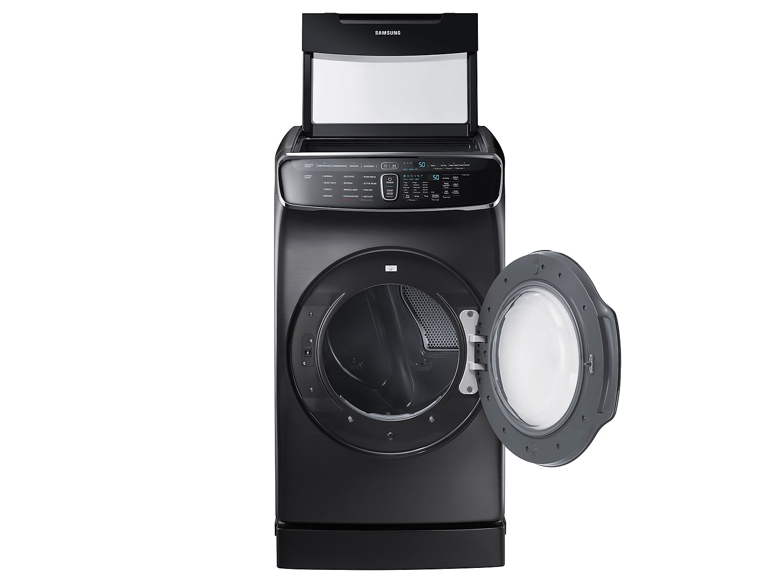 7.5 cu. ft. Smart Electric Dryer with FlexDry™ in Black Stainless Steel(DVE60M9900V/A3)