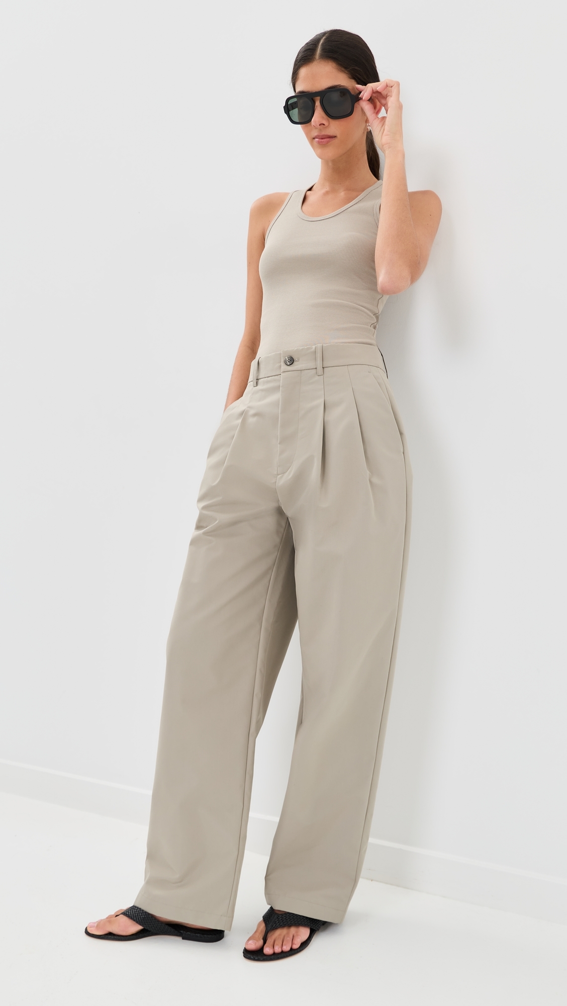 WARDROBE. NYC Clean Chinos Taupe