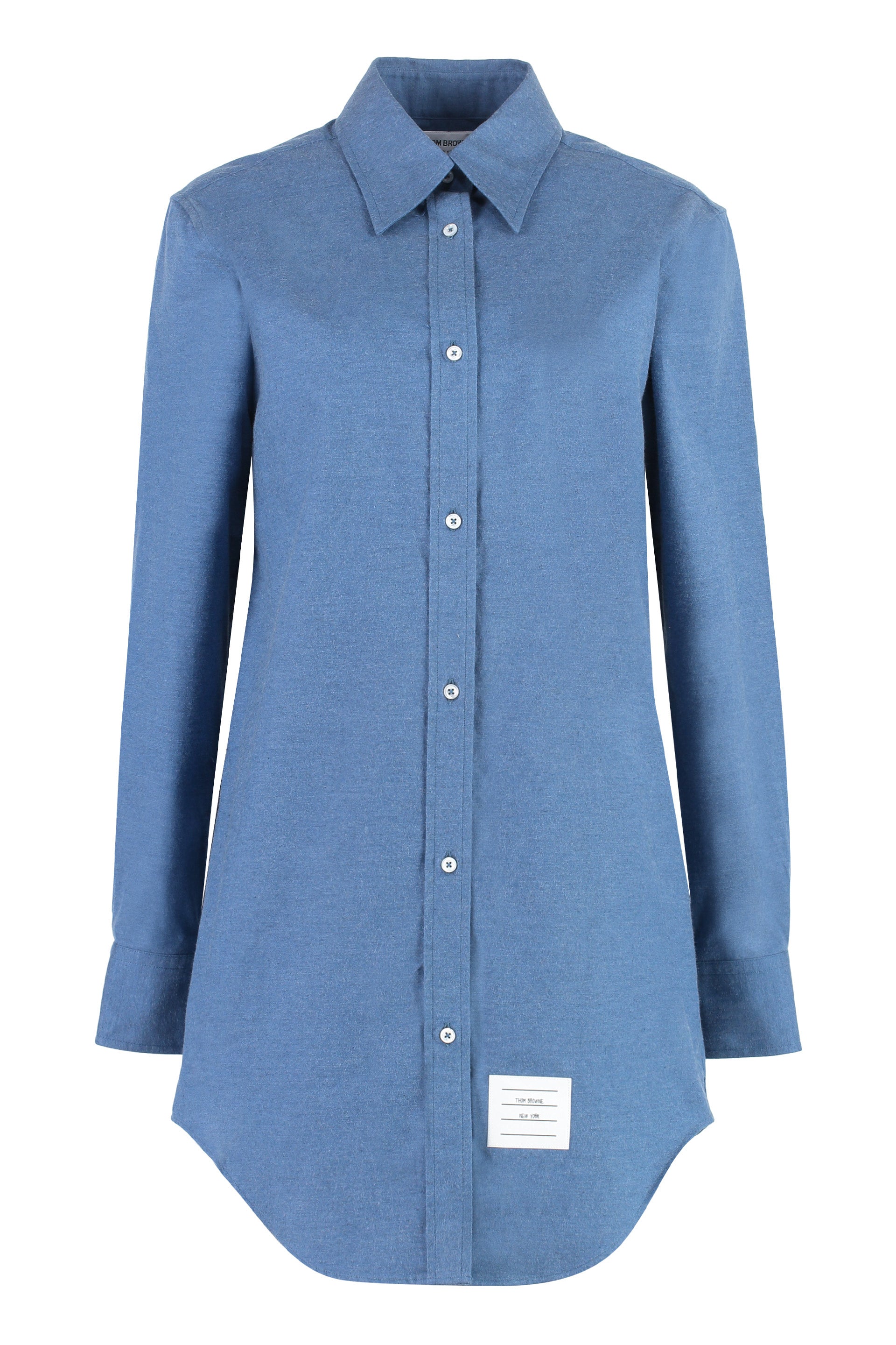 Cotton Logo Patch Shirt