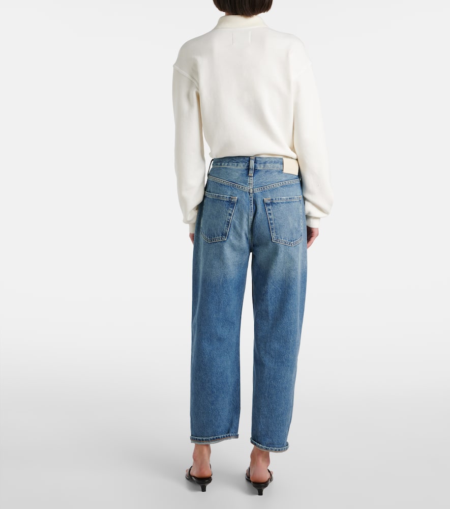 Dahlia mid-rise straight jeans