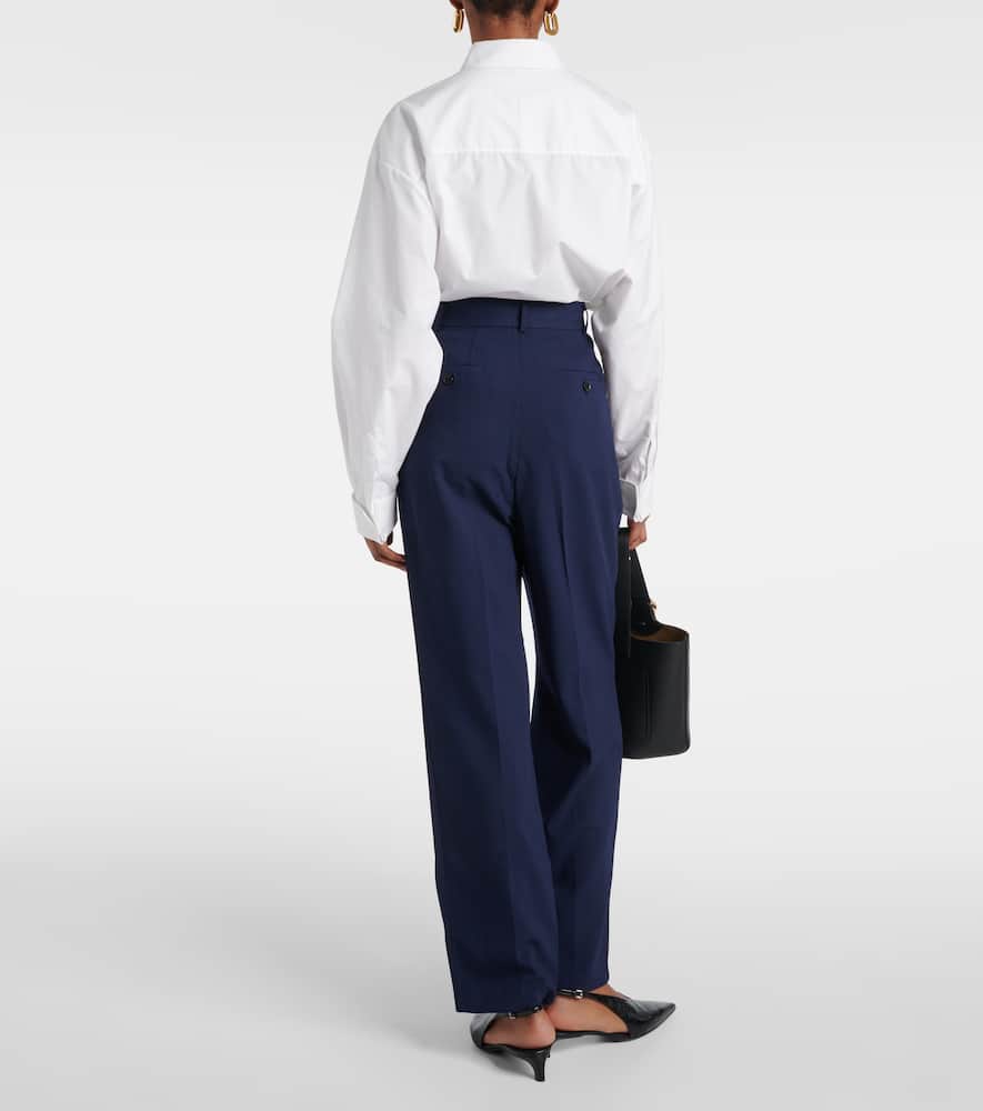 Bea high-rise straight pants