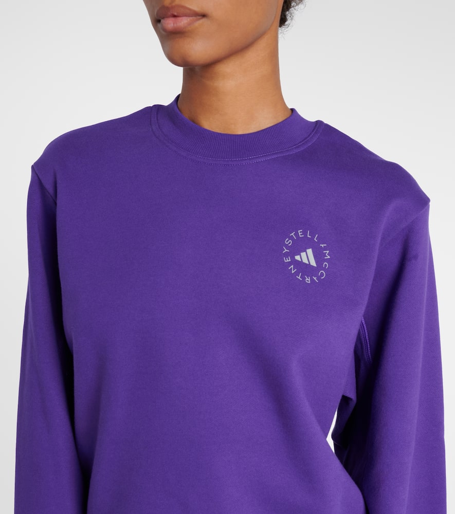 Cotton fleece sweatshirt