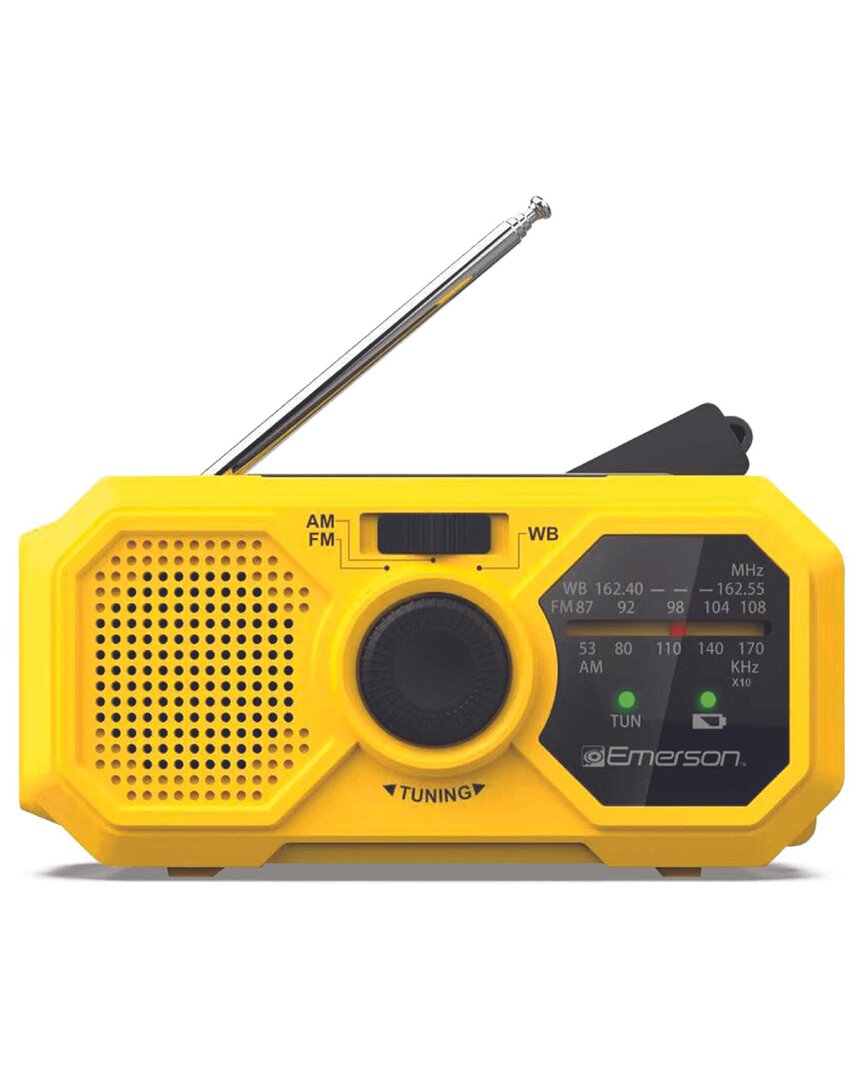 Emerson Emergency Am/Fm Radio With Weather Band & Power Bank