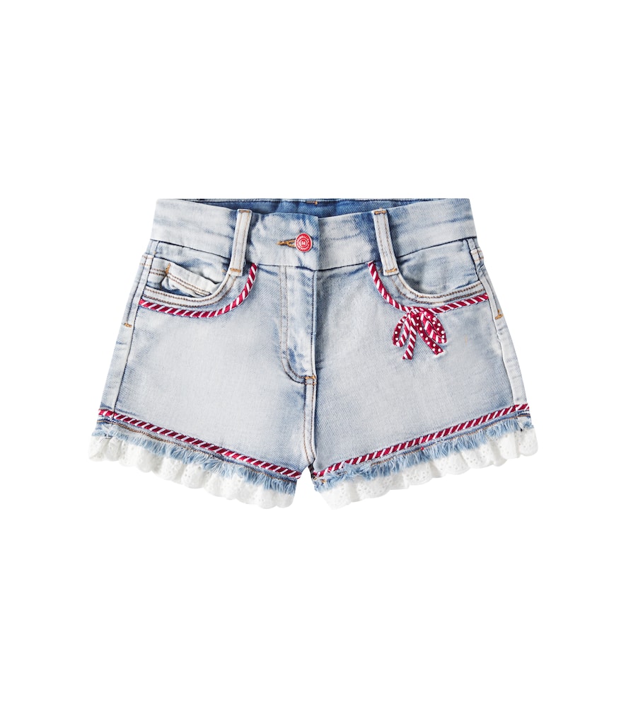 Monnalisa Distressed denim shorts