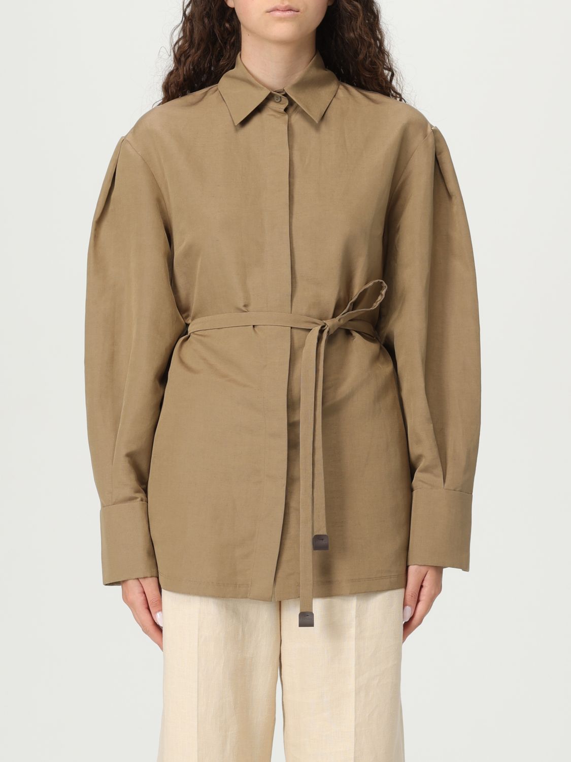 Sweater MAX MARA Woman color Coffee