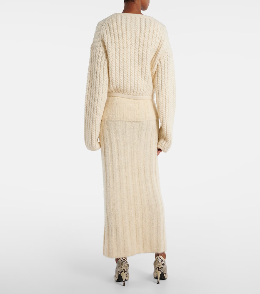 Khaite Balser cashmere and mohair cardigan