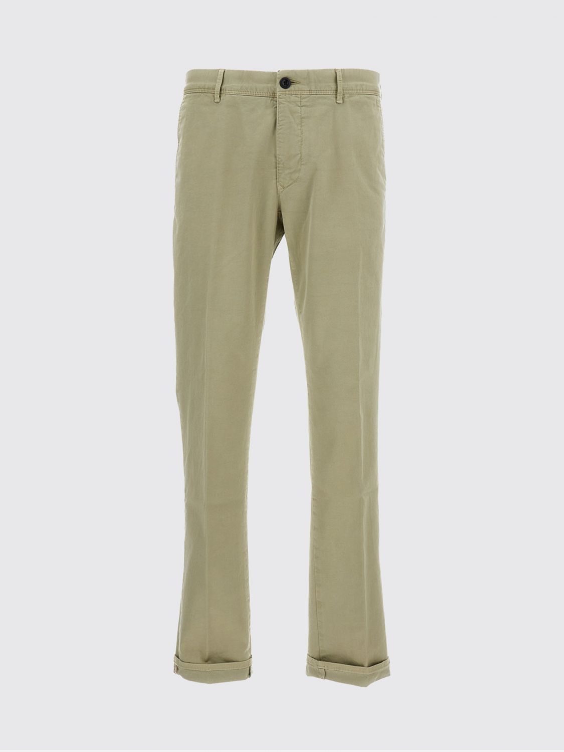 Pants Men color Green