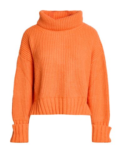 Woman Turtleneck Orange Size 4 Acrylic, Wool, Alpaca wool, Viscose, Polyester