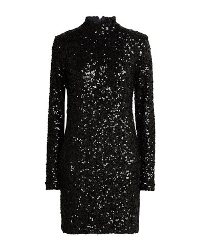 Woman Mini dress Black Size 8 Polyester, Elastane