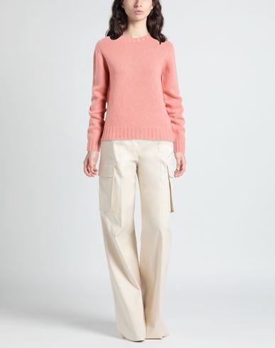 Woman Sweater Salmon pink Size 12 Cashmere