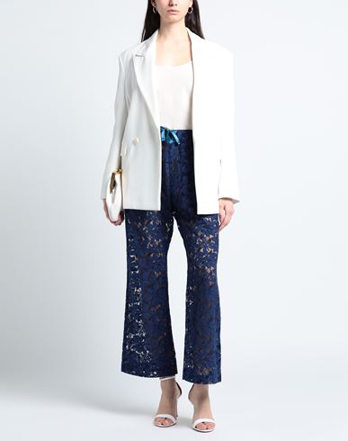 Woman Pants Navy blue