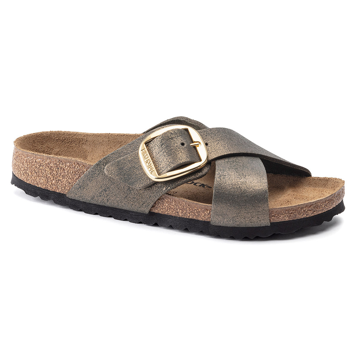 Women's Siena Big Buckle Suede Sandals