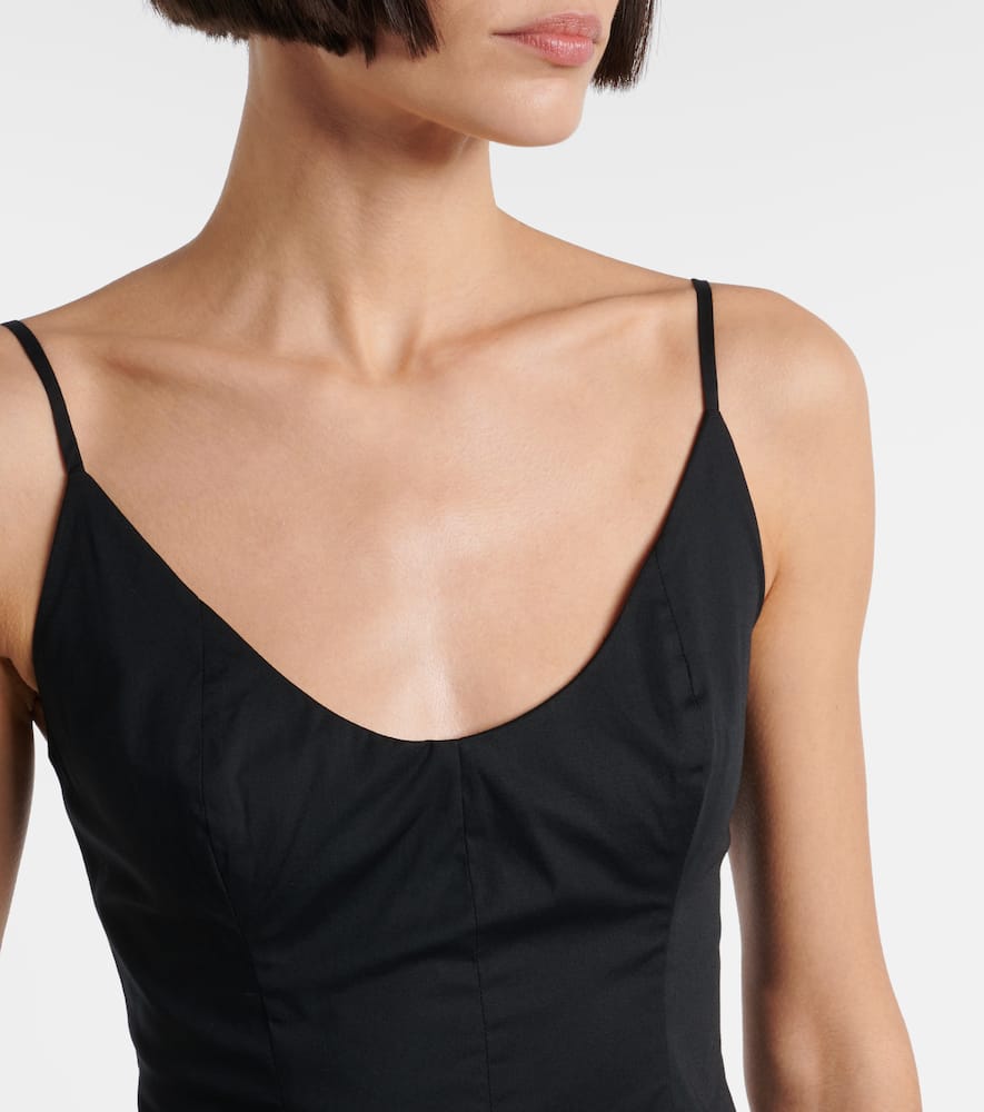 Dena cotton poplin minidress