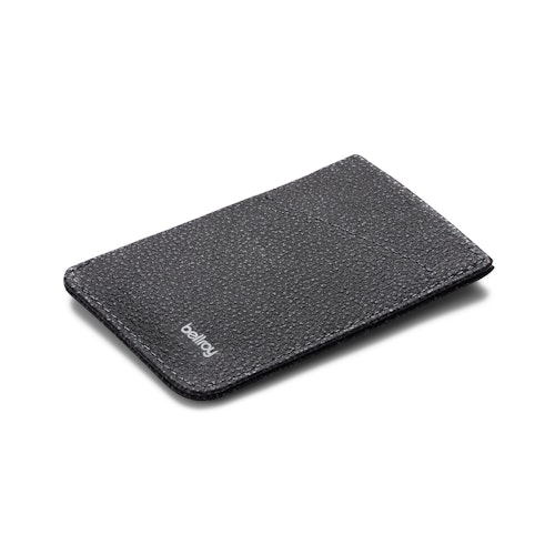 Card Sleeve Minimalist Wallet and Card Holder Stellar Black