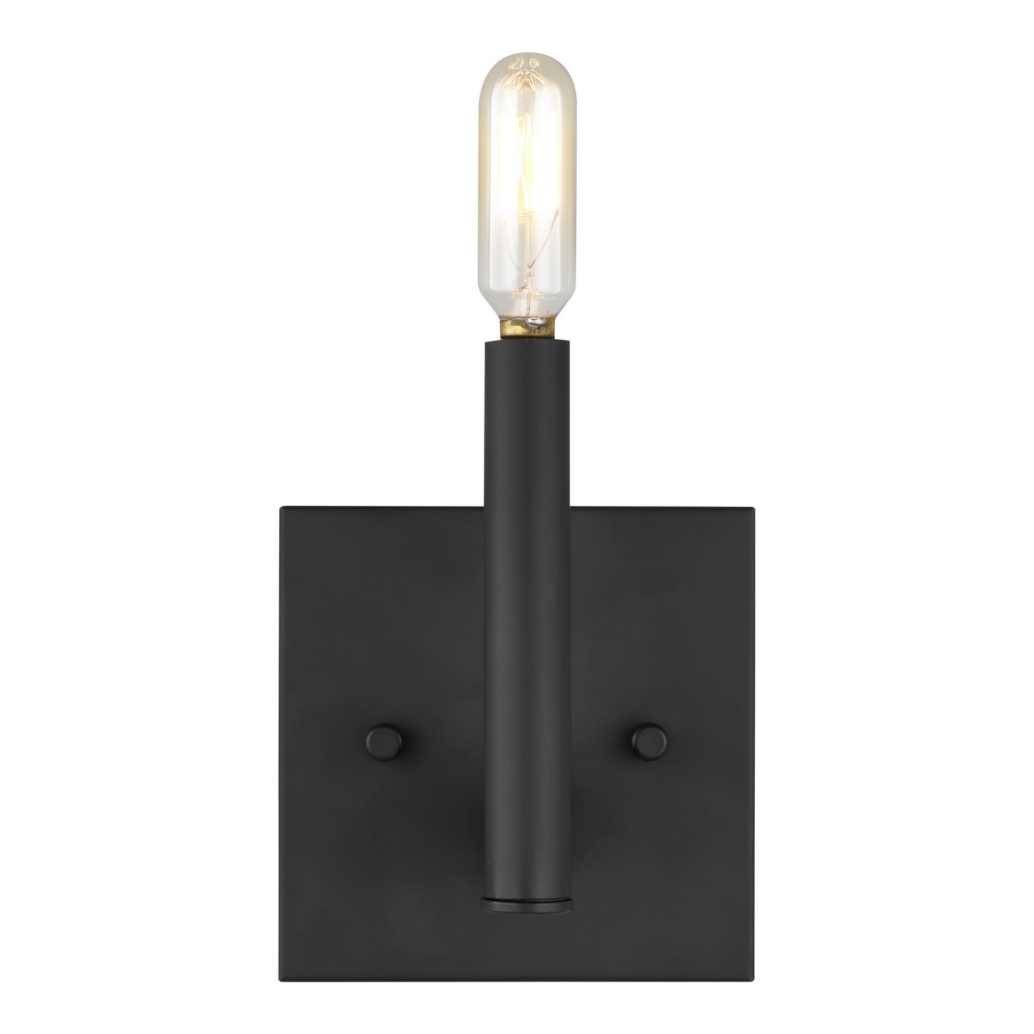 Vector 1-Light Bathroom Vanity Light Sconce in Midnight Black