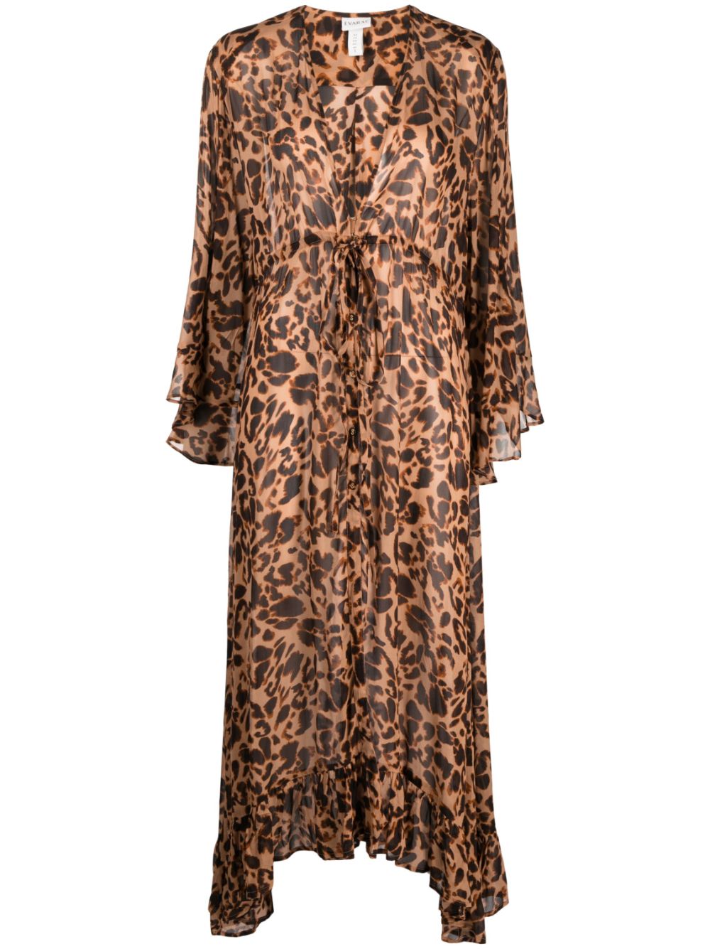 Arna Kaftan dress - Brown
