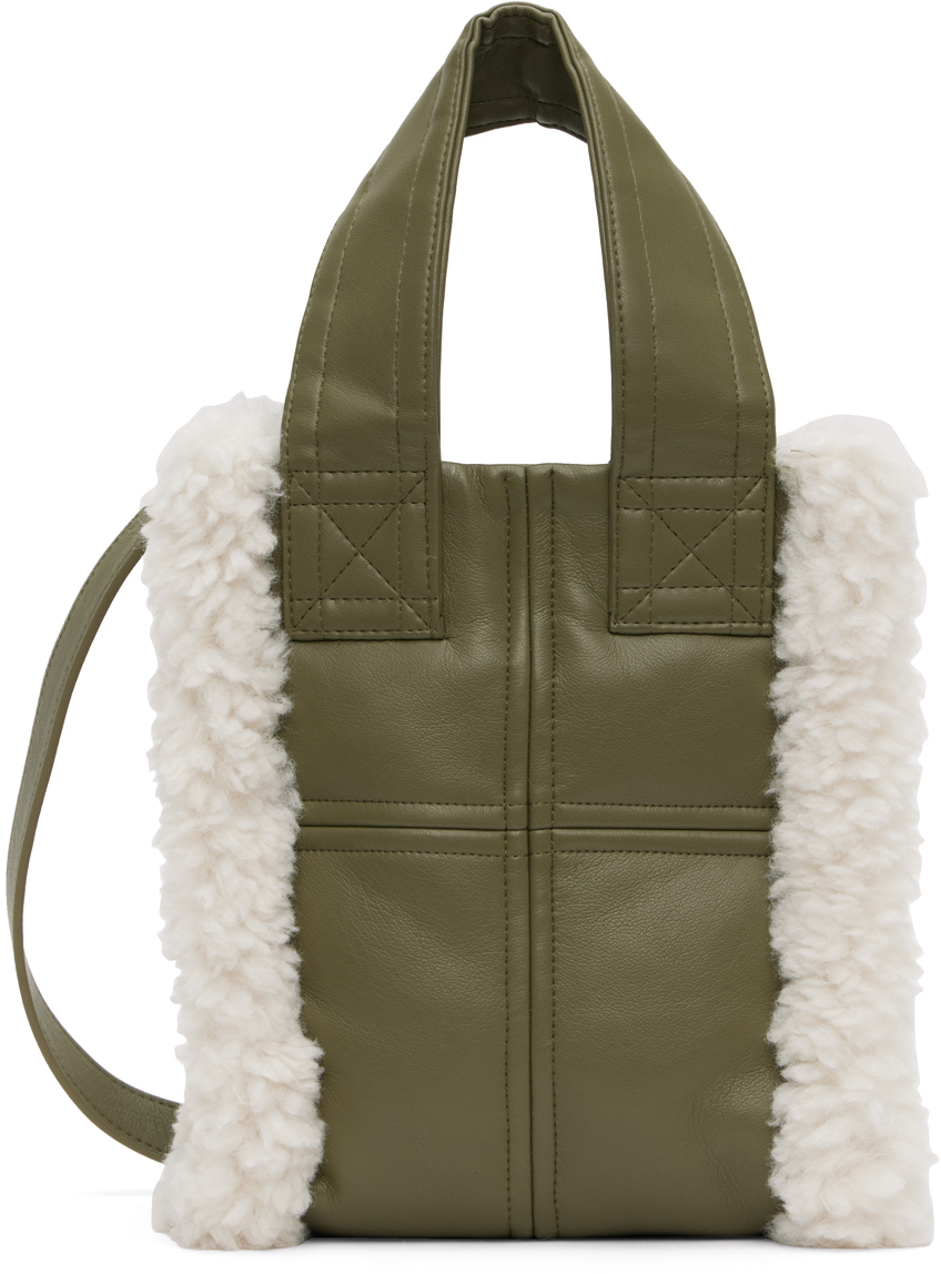 Green resettness tote bag