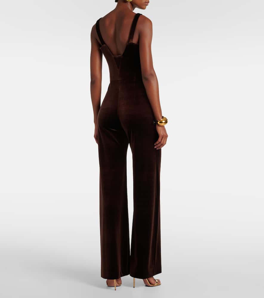 Vesper velvet jumpsuit