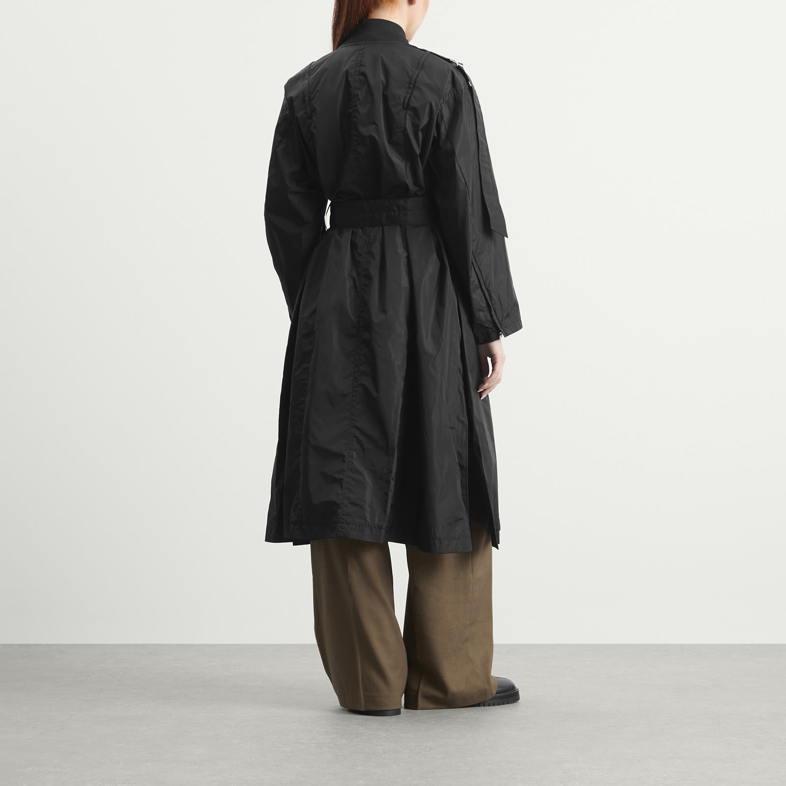 Women's TOGA Taffeta Coat in Black