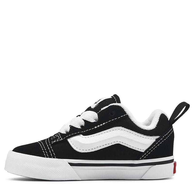 Kids' Knu Skool Slip On Sneaker Toddler Shoes (Black/True White)