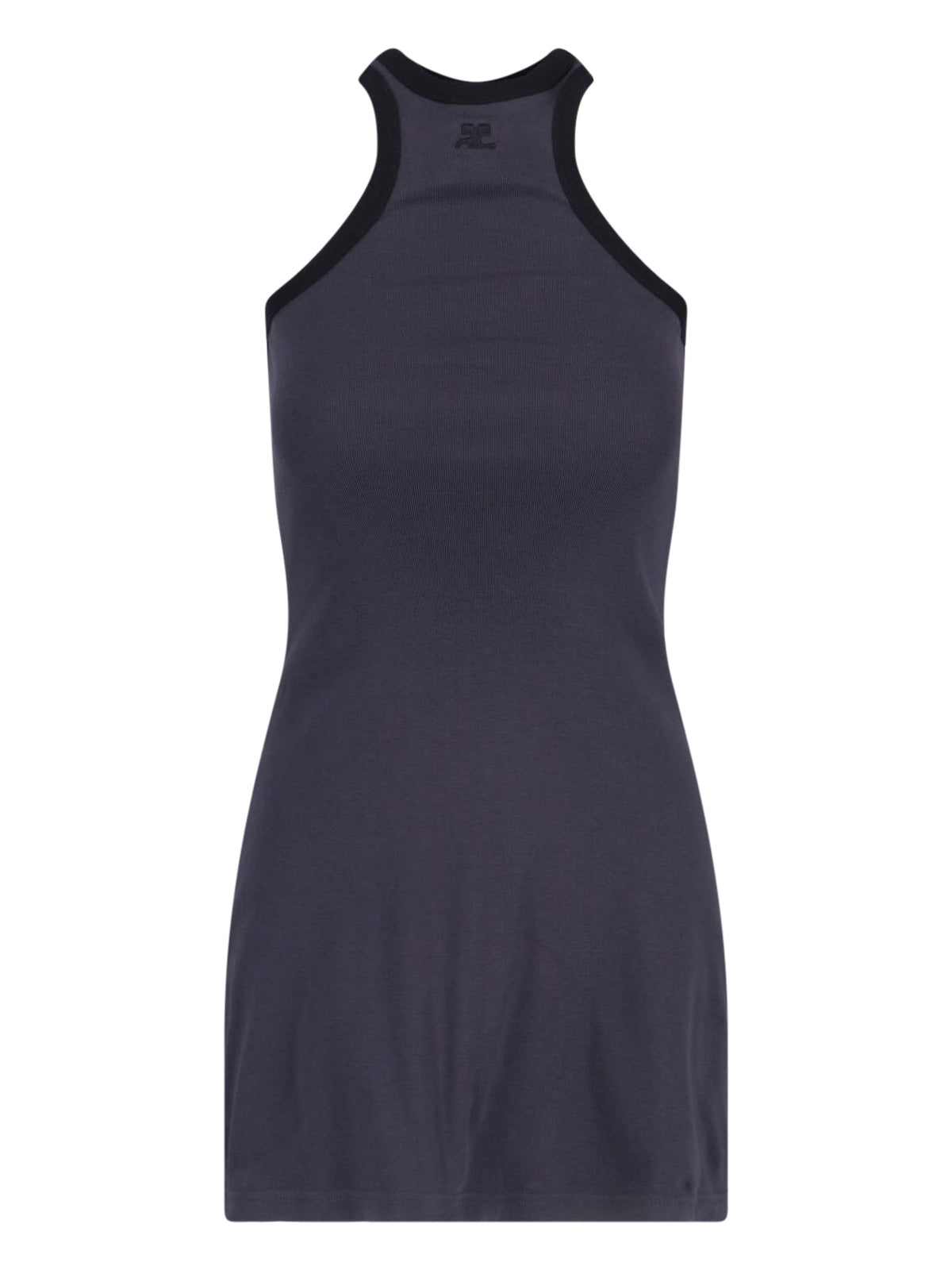 Courrèges 100% Cotton Short-Sleeve Dress