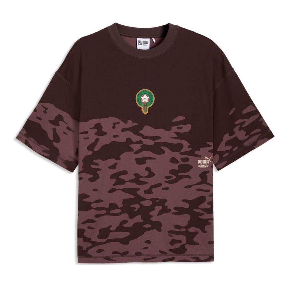 X MOROCCO x SALEHE BEMBURY KING Oversized T-Shirt 'Chocolate Brown'