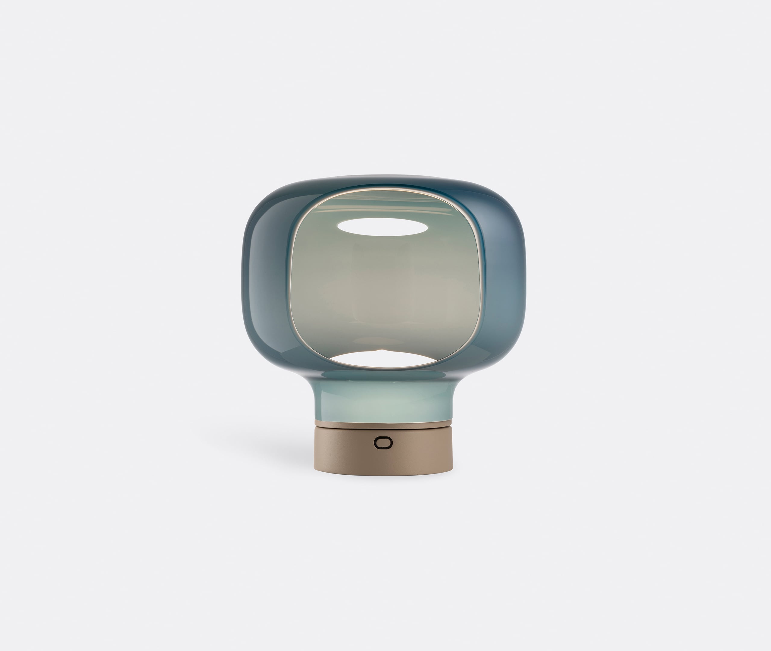 'mini Technicolor' Table Lamp, Avio Blue And Milk White