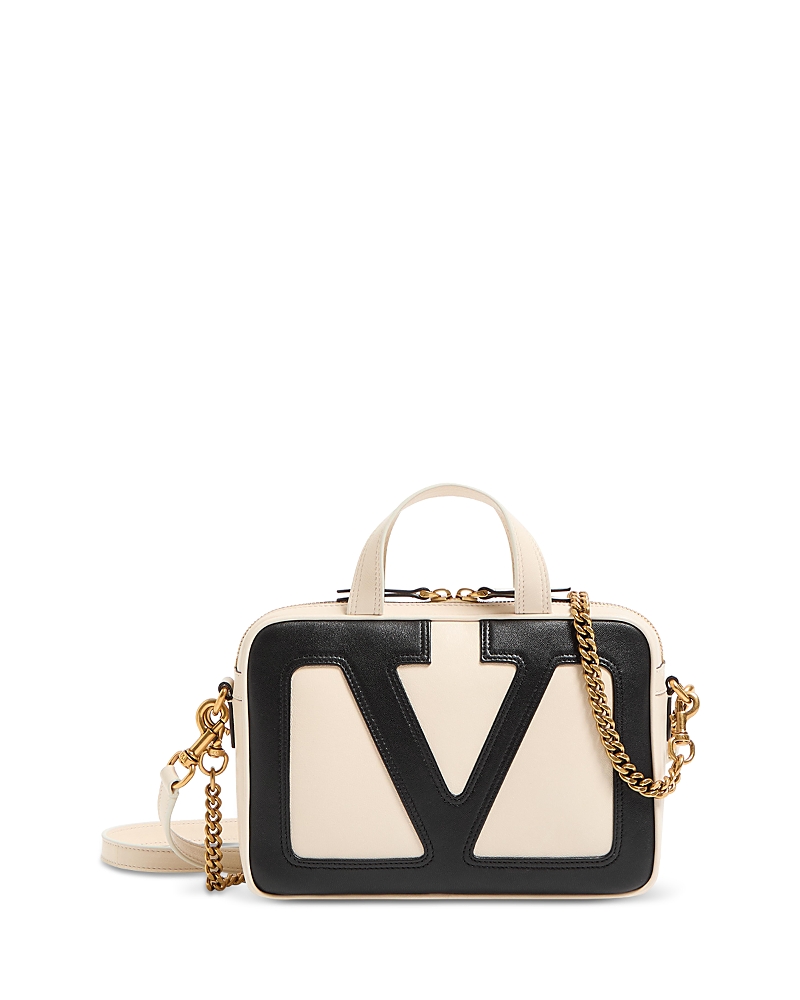 Small Viva Superstar VLogo Duffle Top-Handle Bag