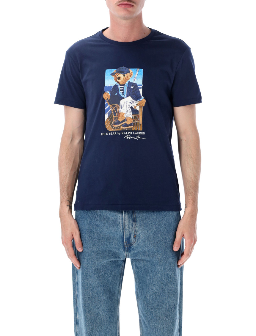 Orsetto Seduto Barca Blu Tshirts And Polo Shirts - Men