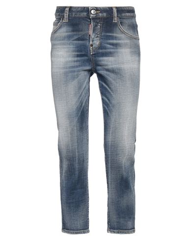 Dsquared2 Woman Jeans Blue Size 6 Cotton, Elastane