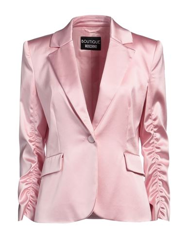 Woman Blazer Pink Size 6 Acetate, Polyamide, Elastane