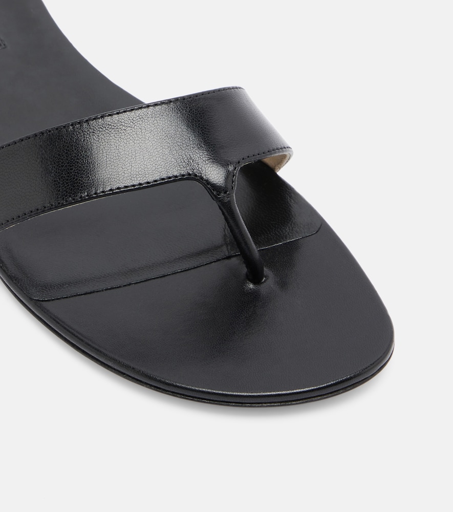 Helix leather thong sandals