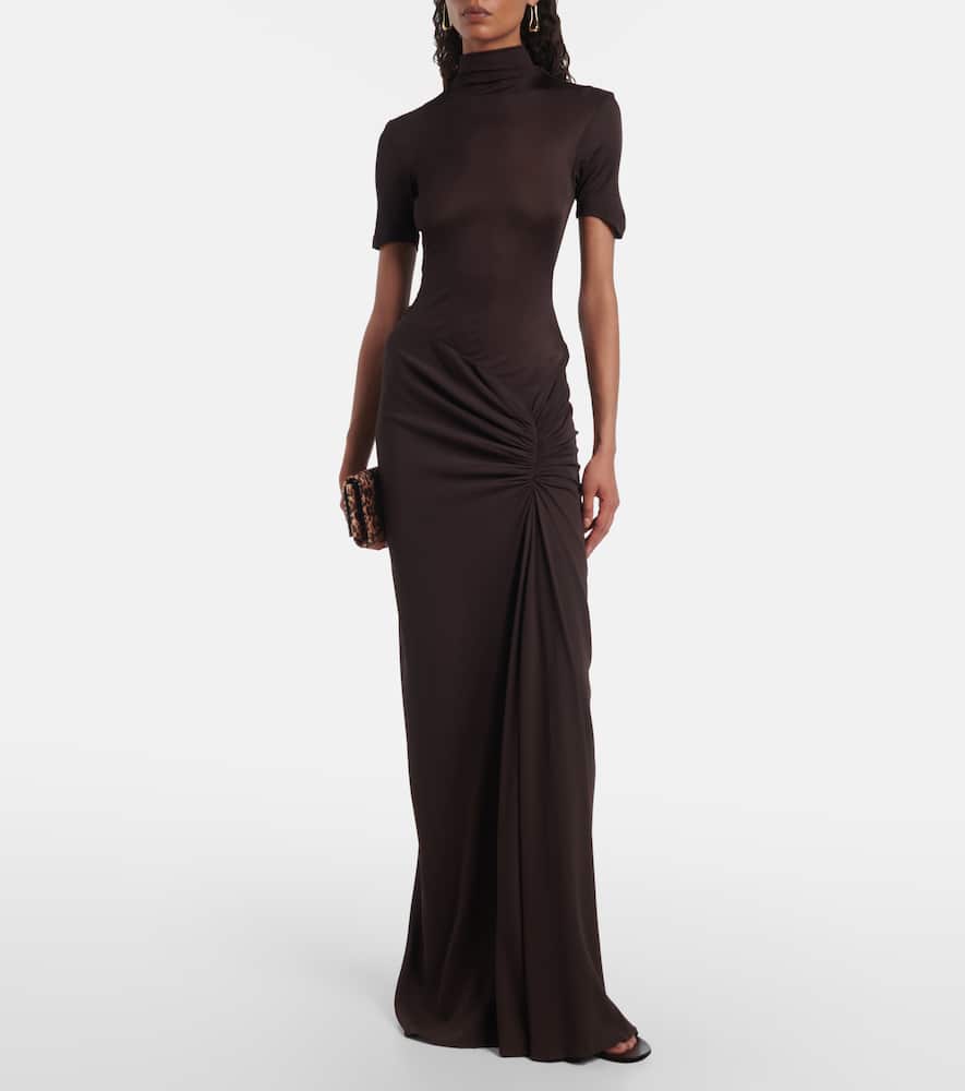 Jersey maxi dress