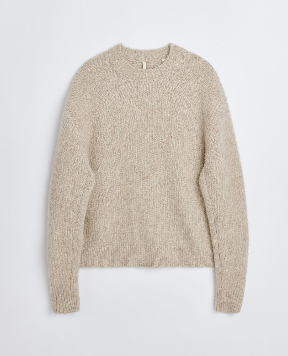 Brushed Rib Crew Neck Sweater - 5gg Knit for Men