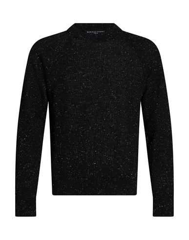 Lab Man Sweater Black Size XL Virgin Wool, Cotton