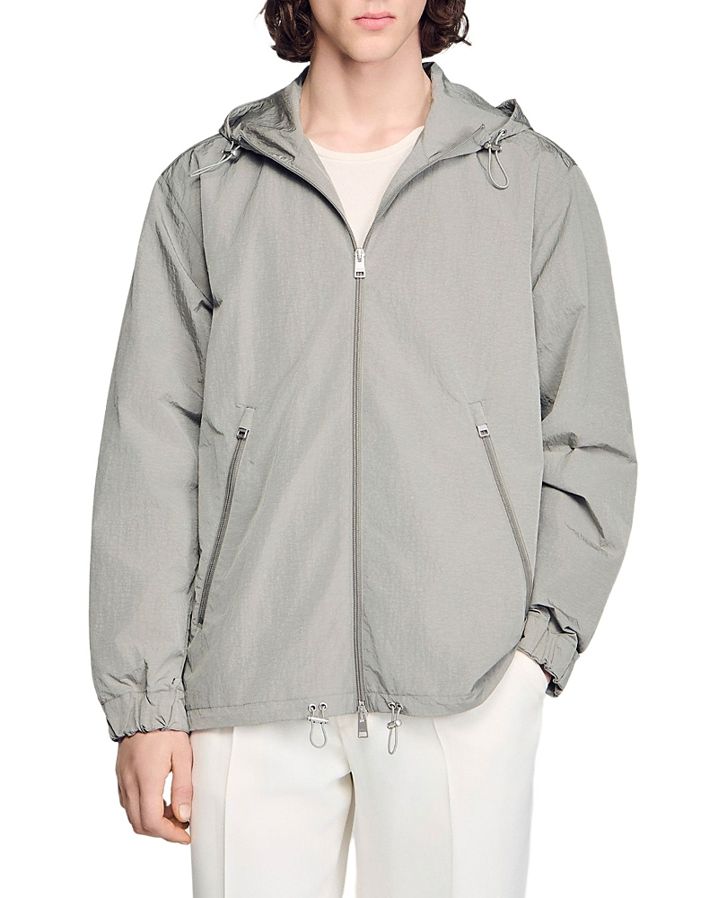 Technical Hooded Zipper Jacket