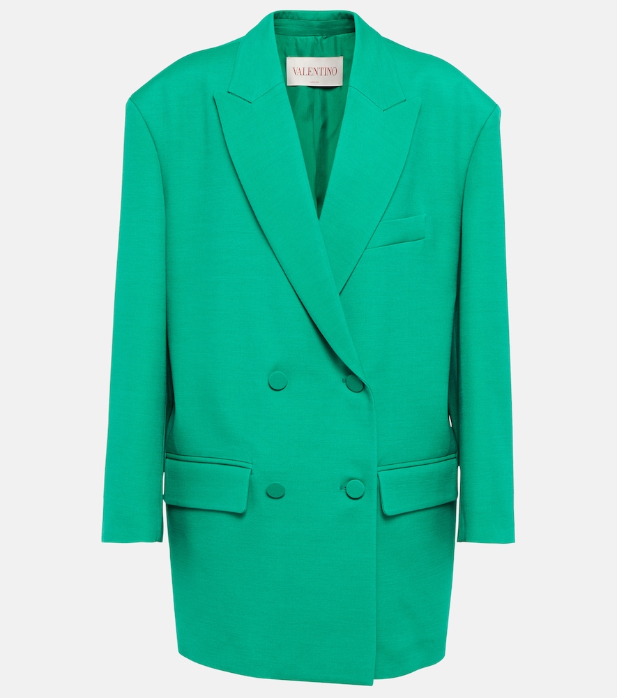 Crêpe Couture double-breasted blazer