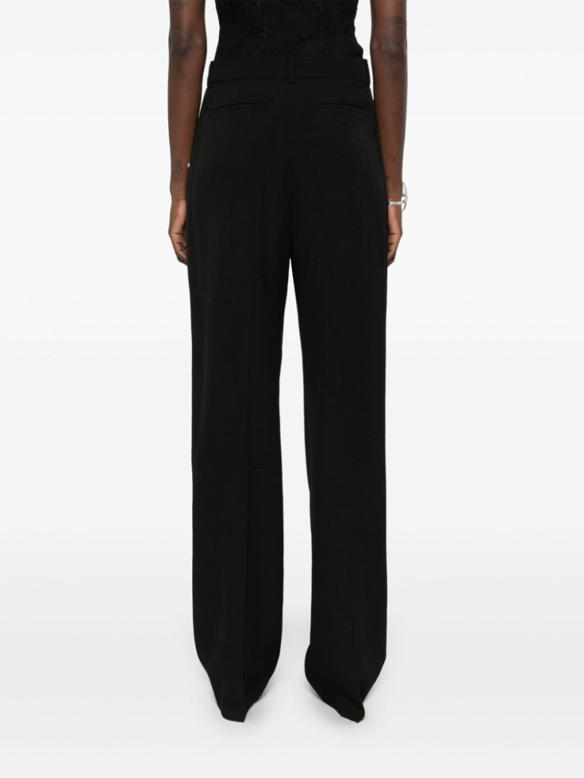 - Straight-leg Trousers