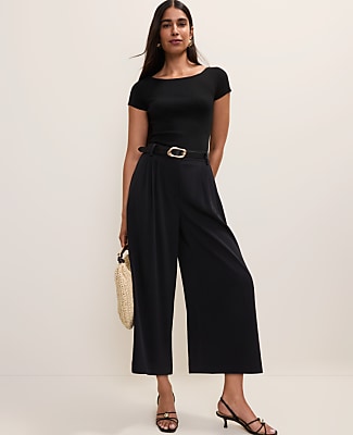 Ann Taylor The Pintucked Culotte Pant