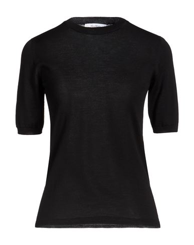 Woman Sweater Black Size L Virgin Wool