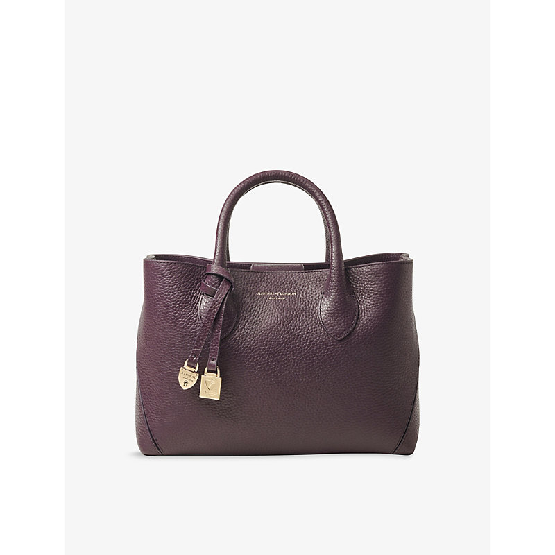 Womens Midi London Leather Tote Bag