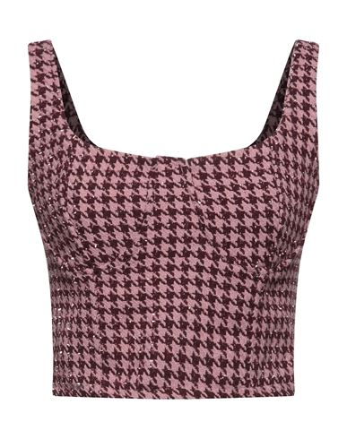 Woman Top Pink Size M Polyester, Wool