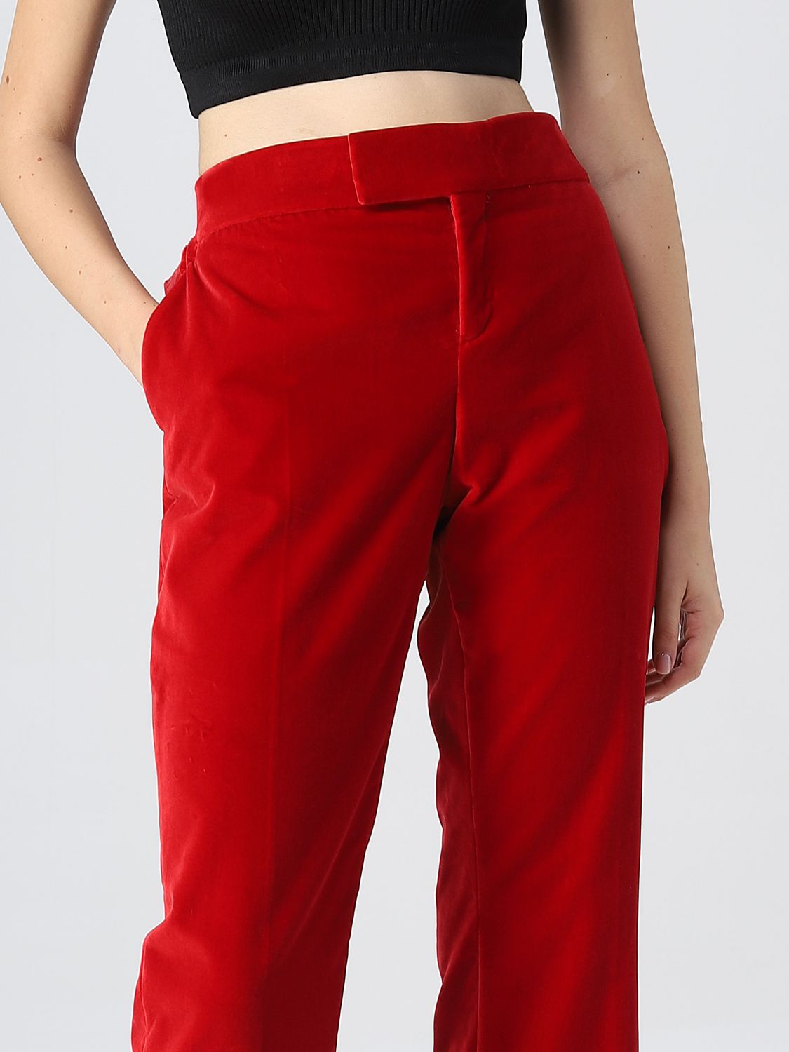 Pants Woman color Red