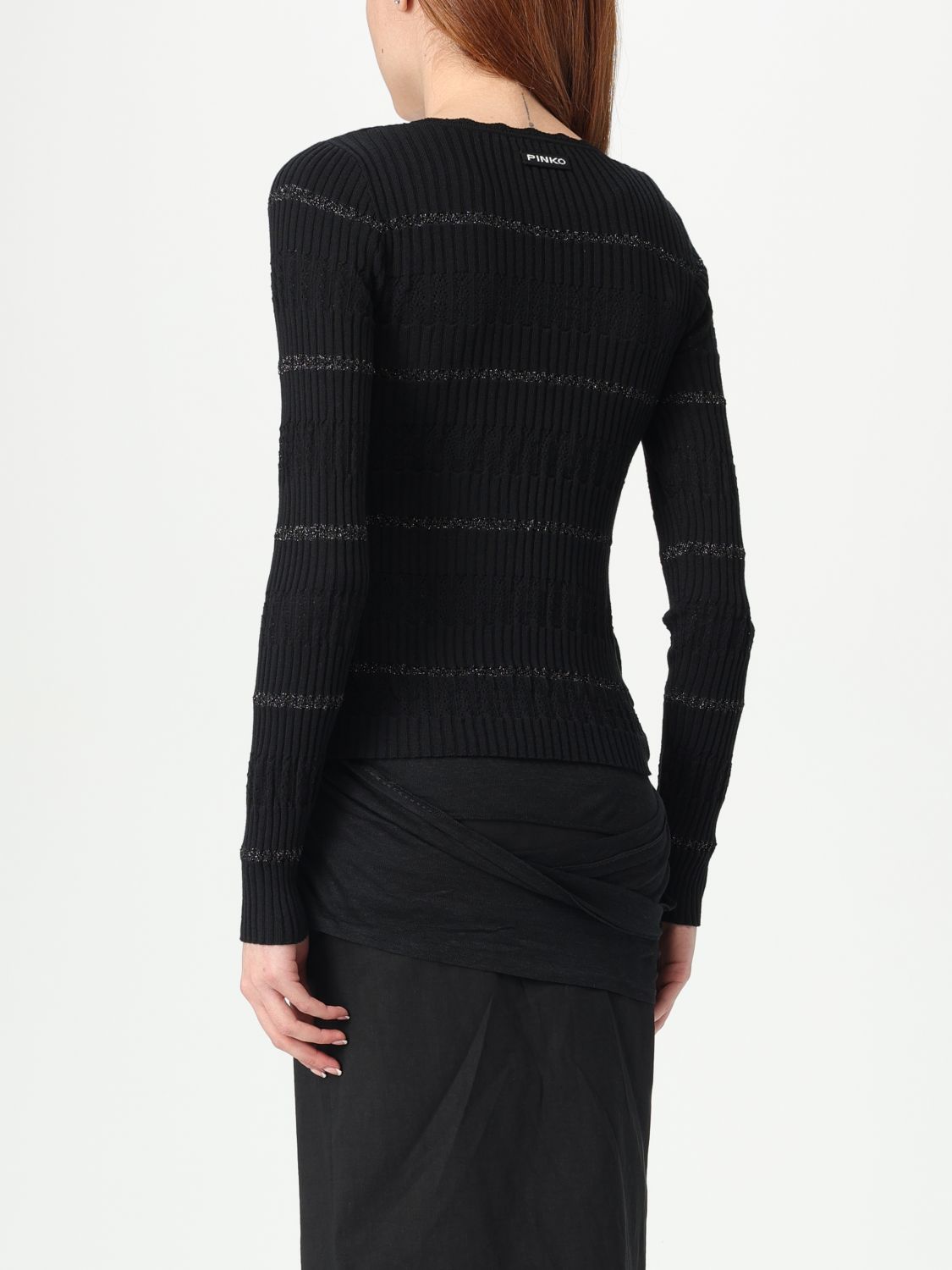 Cardigan PINKO Woman color Black