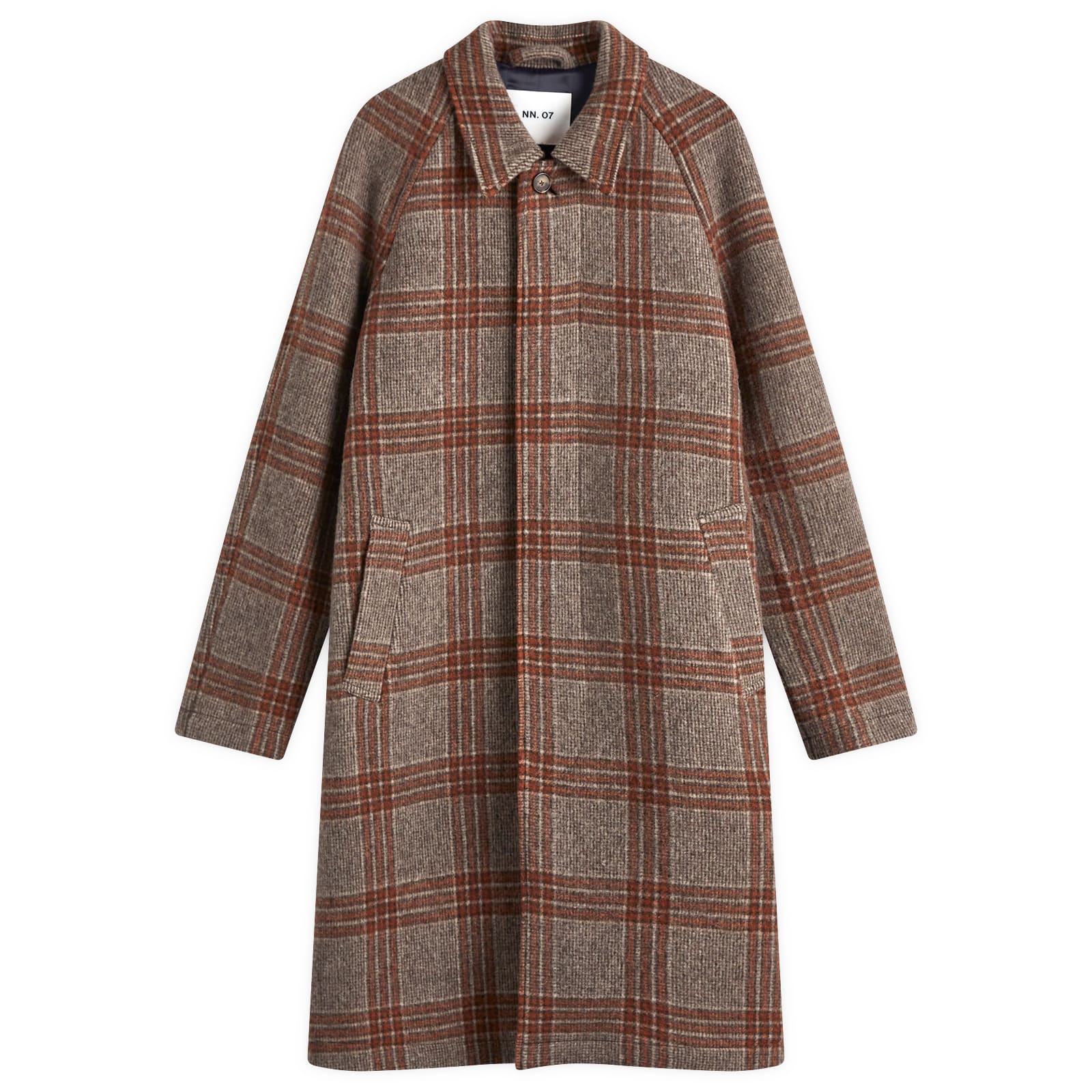 Men's Rocko Wool Car Coat in Multi