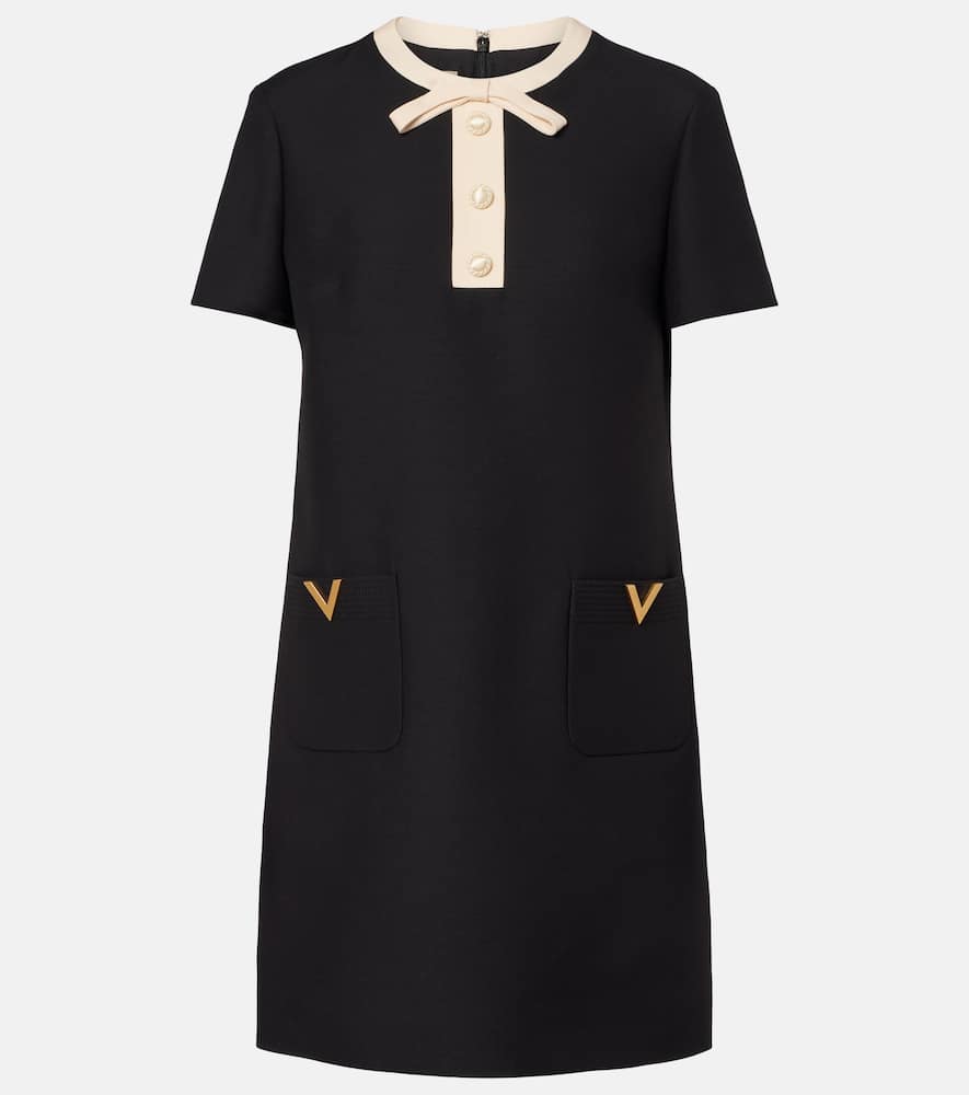 Crepe Couture VGold minidress