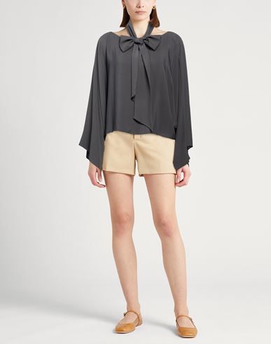 Woman Top Charcoal Size 1 Acetate, Silk