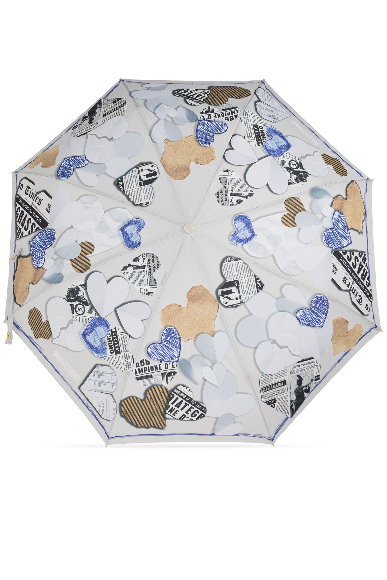 Folding Umbrella, Unisex, Grey
